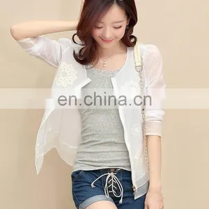 New Fashion Outwear ,New Summer Ladies' Vintage Summer Wear Joker Brief Paragraph is Prevented Bask in Clothes thumbnail-4
