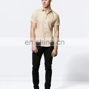 OEM Plain Men's Dress Shirt,hot Selling Men Dress Shirt Slim Fit thumbnail-3