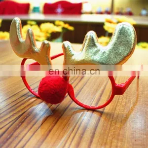 Wholesale Christmas Ornaments Glasses Frames Decor Evening Party Toy for Kids Adult Dog Pet Rabbit Gifts thumbnail-6