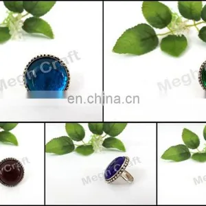 Indian Ethnic Rings-Indian Vintage Banjara Fashion Handmade RINGS-Gypsy Style Fashion Ring thumbnail-1