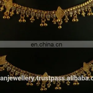Anklet Jewelry Manufacturer, Custom Design, Gold, Rhodium Plated Ankle Bracelets Export thumbnail-2