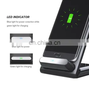 2017 Newest Stand Wireless Charger Station Holder for Mobile Phone Power Bank thumbnail-1