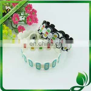 Customized Wristband Glow in the Dark, PVC Rubber Bracelet for Promotional thumbnail-2