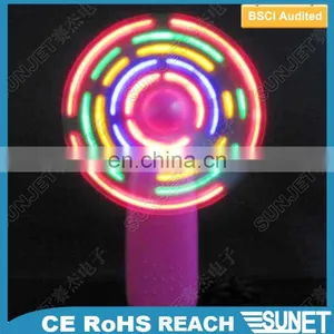 SUNJET Interesting Products New Toys for Kid 2017 Mini Plastic Hand Fan for Children thumbnail-1