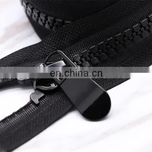 Wholesale Price Plastic Material and Eco-Friendly Feature Black Zipper thumbnail-5