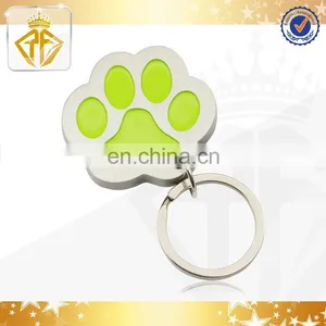 Zinc Alloy Paw Print Key Tag thumbnail-1