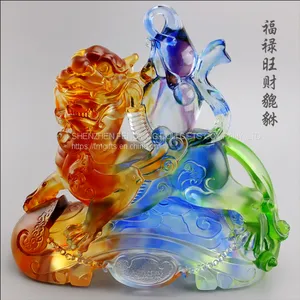 Hot Selling Liuli Pixiu Statue for Fengshui Display thumbnail-4