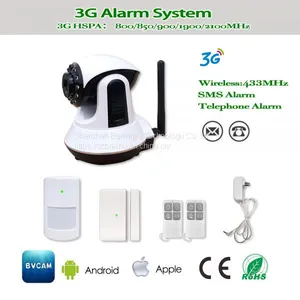 WIFI GSM GPRS 3G Camera Alarm System Support Android IOS App Live Video Home Security Alarm System thumbnail-5