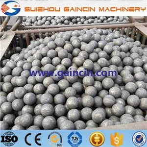 Grinding Media Rolled Ball, Grinding Media Steel Balls, Dia.40mm,70mm Forged Steel Milling Balls thumbnail-1