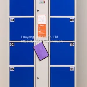Supermarket Cinema Lockers Electronic Storage Shared Cabinet Staff Fingerprint Card Storage Smart Locker Customization thumbnail-4