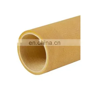 High Temperature 600 Degree Aluminum Extrusion Equipment Parts Aramid Felt PBO Roller Sleeve Tube thumbnail-6