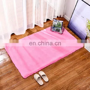 Soft Warm Winter Modern Rabbit Fur Rug thumbnail-1