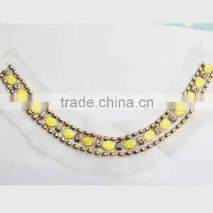 0521L Factory Handmade U Shape Mesh Crystal Fabric Rhinestone, Cheap Crystal Mesh Fabric Rhinestone thumbnail-2