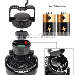 Multi-function Fan Camping Battery With18 LED Camping Lantern thumbnail-4