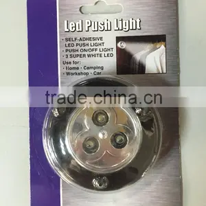 CLICK LED SELF ADHESIVE LIGHT BATTERY OPERATED Light Push thumbnail-1