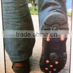10 Spikes Non-slip Ice Gripper Rubber Shoe Covers thumbnail-5