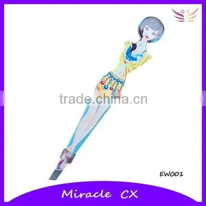 Slanted Top End Stainless Steel Girl Eyebrows Tweezer thumbnail-1