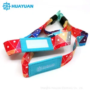 Passive 13.56MHz NFC Wristband NTAG216 Woven RFID Bracelet for Event thumbnail-1