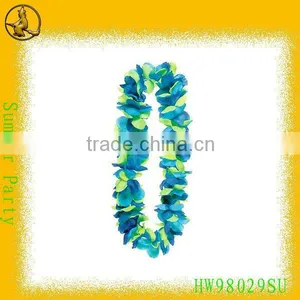 Blue Fashion Plastic Artificial Hawaii Leis Made in China thumbnail-1