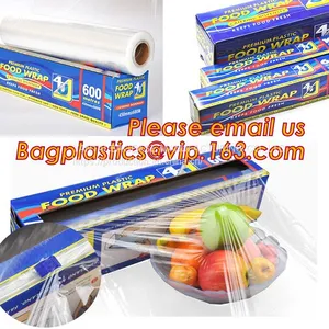Compostable Biodegradable Corn PLA Foil Roll Wrap Film, PVC Cling Film, Fresh Food Wrap Cover, Food Wrap PE Cling Film thumbnail-5
