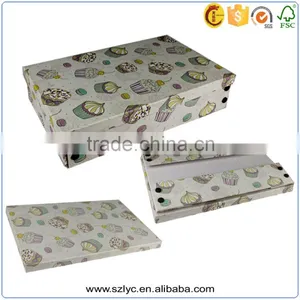 Space Saving Foldable Paper Storage Box With Metal Corner thumbnail-2