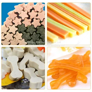 Pet Chewing Snack Production Line Full Automatic Chewing Gum Machinery Chewing Gum Line thumbnail-3