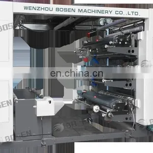 HIGH SPEED 4 6 8 COLORS LETTERPRESS PLASTIC FILM BAG NON-WOVEN PP PE COATED PAPER LABEL FLEXOGRAPHIC PRINTING MACHINE PRICE thumbnail-4