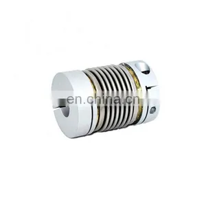 Spring Coupling Metal Bellows Clamp Type Spring Flexible Shaft Coupling for Step Moto CR Bore 4~35 mm thumbnail-2