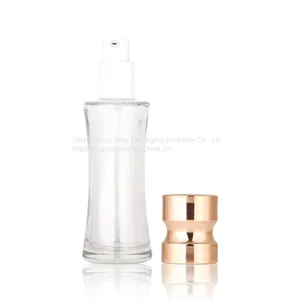 30ml New Small Man Waist Liquid Foundation Bottle Spot Thin Waist Skin Care Product Glass Bottle 30ml Waist Lotion Bottle thumbnail-4