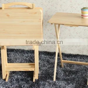 5 Piece TV Tray Snack Dinner Folding Table Set thumbnail-1