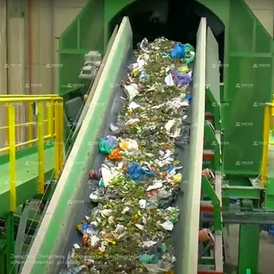 ZhengZhou ZhongCheng Environmental Equipment MSW City Garbage Sorting Recycling Plant City Waste Sorting Line thumbnail-4