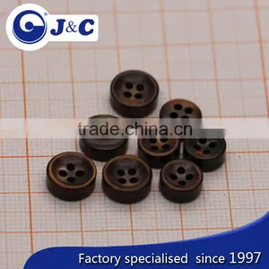 4mm Thickness Pearl Shell Buttons ,brown MOP Shells Shirt Button thumbnail-1