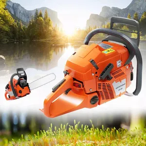 Portable Low Noise Power Tools 3.4kw 65cc Small Gas Chainsaw thumbnail-3