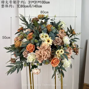 Factory Direct Wedding Silk Flower Garlands - Hanging Vine Silk Flowers, Wedding Arch Silk Flowers thumbnail-3