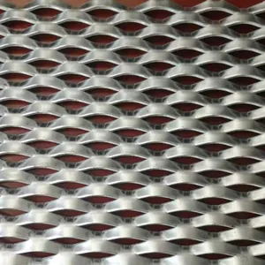 New Arrival Metal Sheet Aluminum Grille Mesh Rhombic Hole Expanded Mesh for Doors and Window thumbnail-2