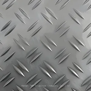 3003 2-Bar Aluminum Checker Plate - Corrosion-Resistant & Anti-Slip Tread Sheet thumbnail-1
