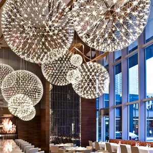 Custom Grand Chandeliers Luxury Hotel Lobby Lighting thumbnail-4