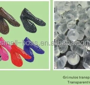 Foam Density 0.8-0.9 and Hardness Shore a 55 60 65 Expanded PVC Compounds for Shoes thumbnail-5