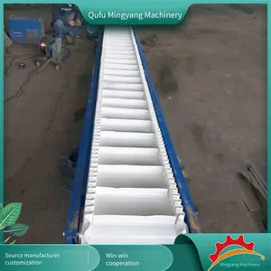 Belt Conveyor for Loading Carton Goods Onto Ships at a Large Inclination Angle, Stone Belt Conveyor, Mingyang Machinery thumbnail-5