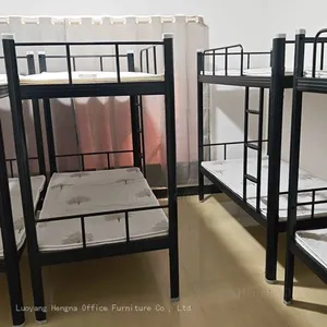 Double Bunk Beds With Multi-layer Shoe Storage for Shelters, Heavy Gauge Steel, Fire-Proof & Eco-Friendly Coating, Sturdy Furniture Supplier thumbnail-5