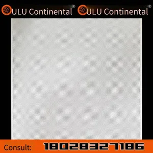 Oulu Exterior Wall Aluminum Square Tubes for Ceiling Decoration, U-shaped Wood Grain Aluminum Grilles, White Aluminum Square Tubes thumbnail-2