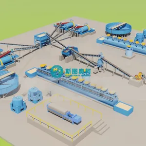 Gold CIP CIL Production Line Gold Leaching Plant Carbon-in-Pulp & Carbon-in-Leach Processing Plant for Gold Ore Extraction – 90–98% Recovery Rate thumbnail-1