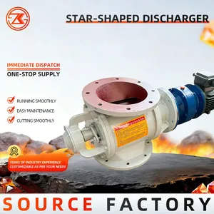 Factory Star Rotary Feeder Air Lock Sealing Valve For Cyclone Tower Dust Collector Ash Conveying System thumbnail-4