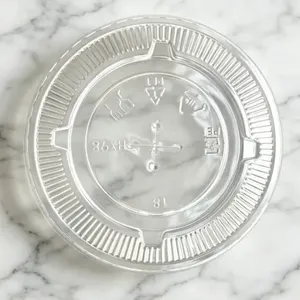 Food Grade PP Plastic Disposable Cup Lid Wholesale For Beverage Shop thumbnail-1