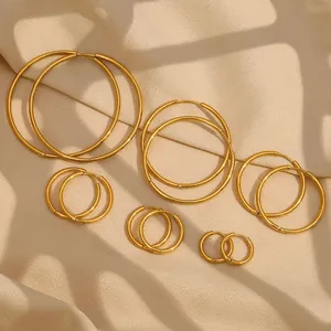 OEM Custom Stainless Steel Earrings Supplier Laser Engraved Polished Finish 500 Pcs Minimum thumbnail-1