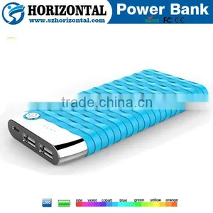 Manufactory Portable High Capacity Dual Usb Power Bank 12000mah With ce Rohs thumbnail-1