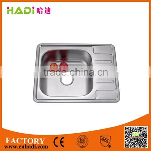 2016 Best Selling Single Bowl Eletro Plating Stainless Steel Sinks HD6350A thumbnail-1