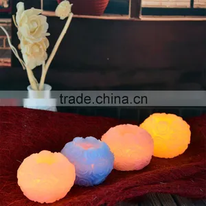 Craved Lantern Shaped Flameless Waterproof Battery Operated Led Floating Candle thumbnail-4