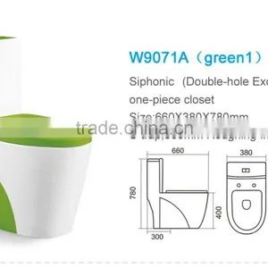 Made in China Bathroom Sanitary Ware Ceramic Siphonic Toilet thumbnail-2