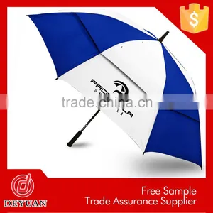 Wholesale Auto Open Winderproof Plastic Handle Golf Umbrellas thumbnail-5
